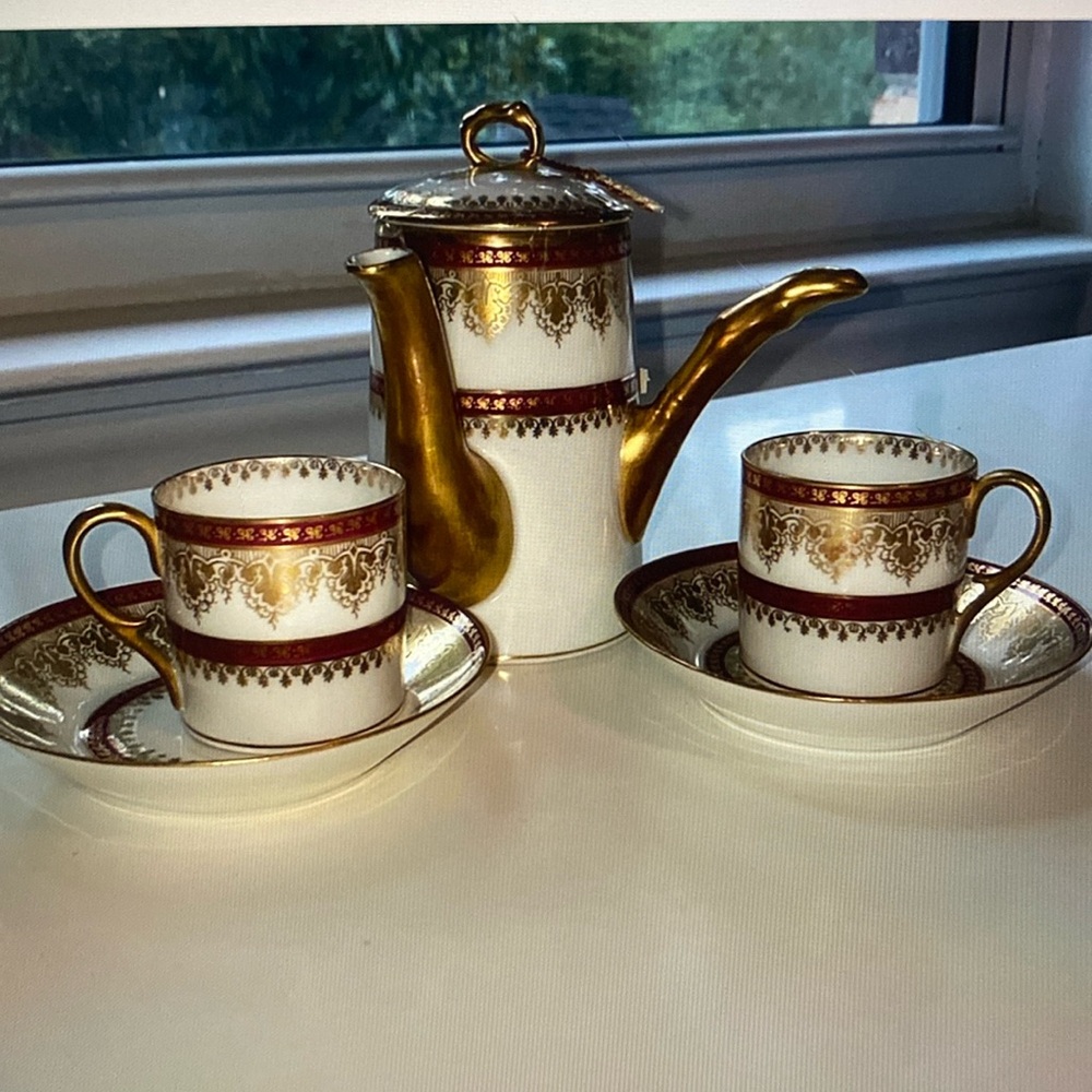 Vintage Limoges Demittasse Set